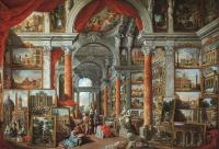 Giovanni Paolo Pannini - Picture Gallery With Views Of Modern Rome